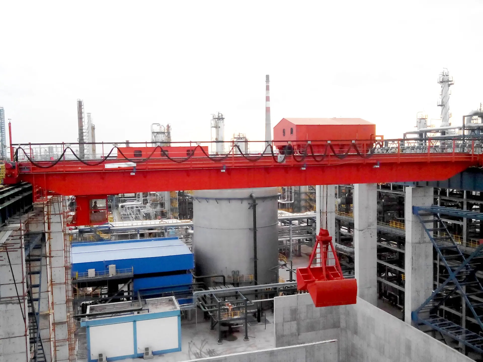 5噸、10噸QZ型雙梁抓斗橋式起重機(jī)（行車）技術(shù)參數(shù)